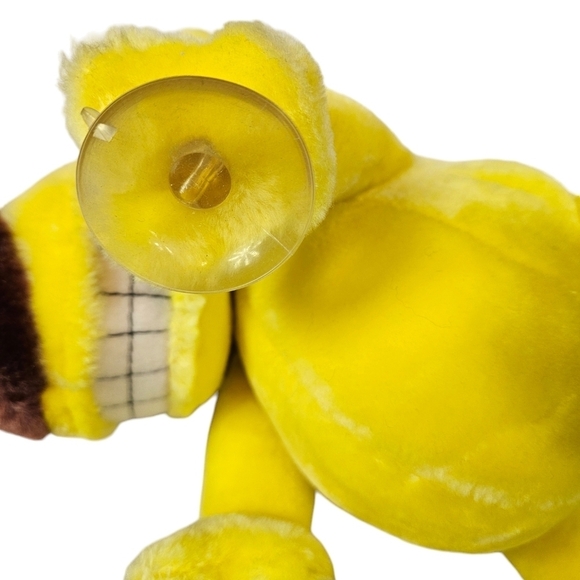 Vintage 1987 Mother Goose & Grimm Yellow Grimmy Dog Stuffed Car Window Cling - Picture 6 of 12